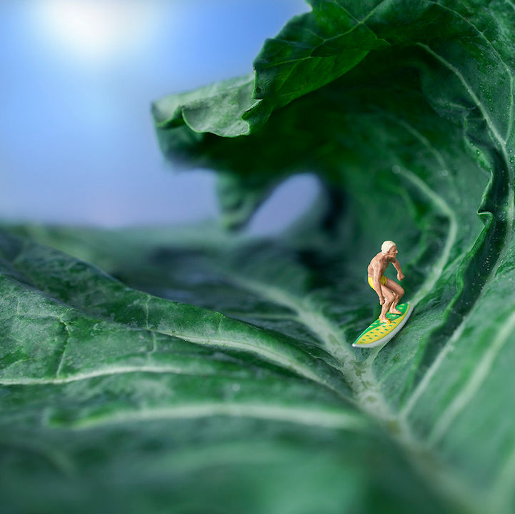 微距攝影的食物和人偶，每個(gè)都是不同的故事--置頂表情
